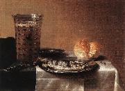 CLAESZ, Pieter Still-life with Herring fg oil painting on canvas